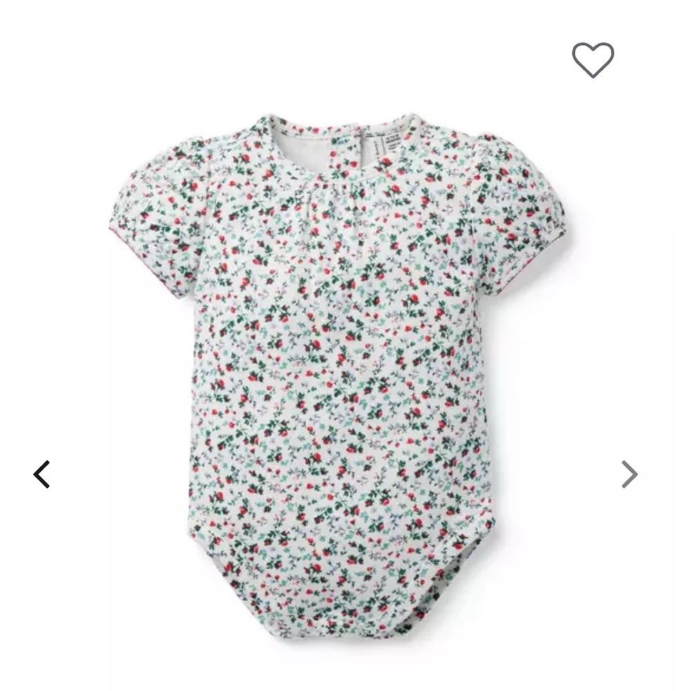 Janie and Jack Baby floral bodysuitt